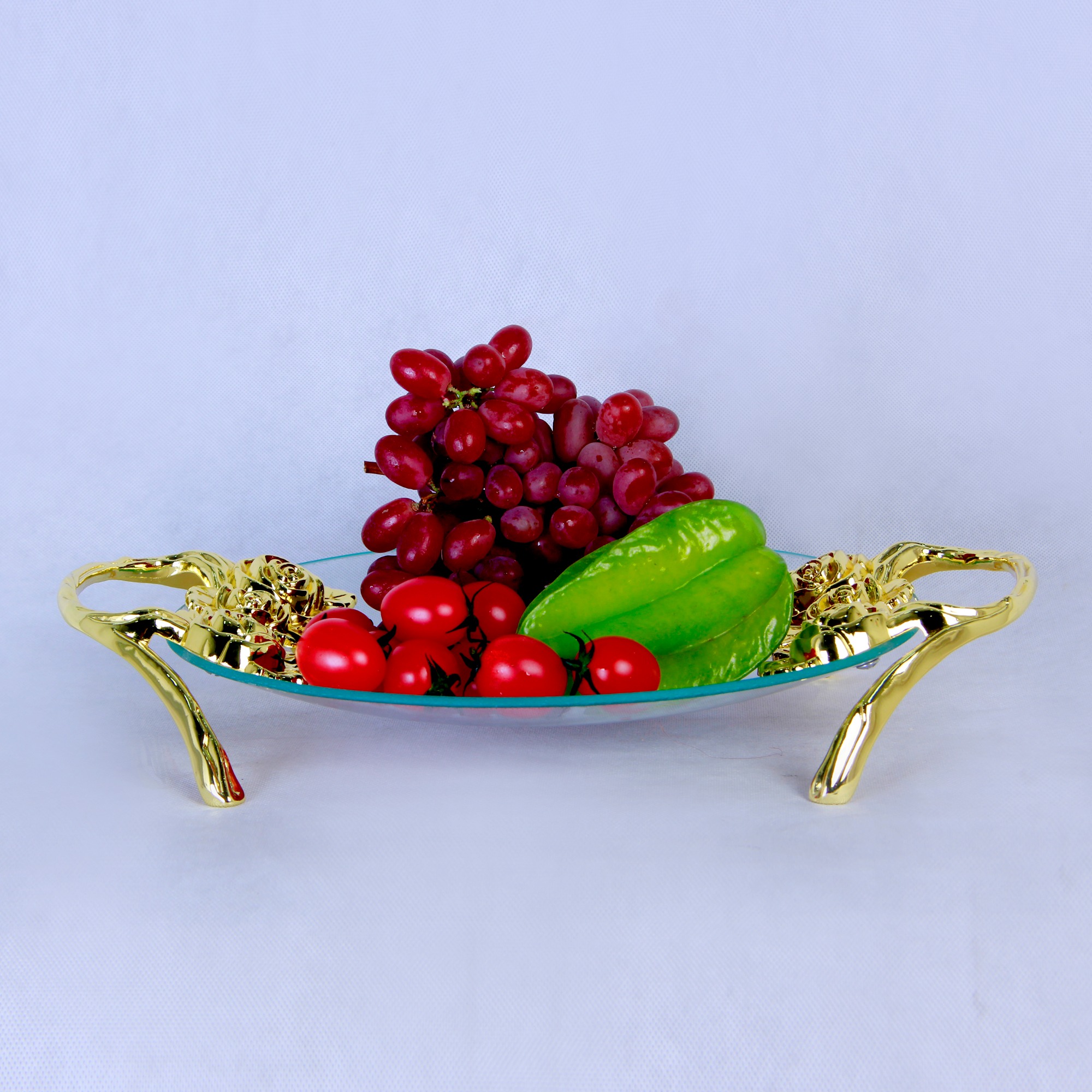ZFGlass Glass dish 1 Tempered Glass Candy And Fruit Server
