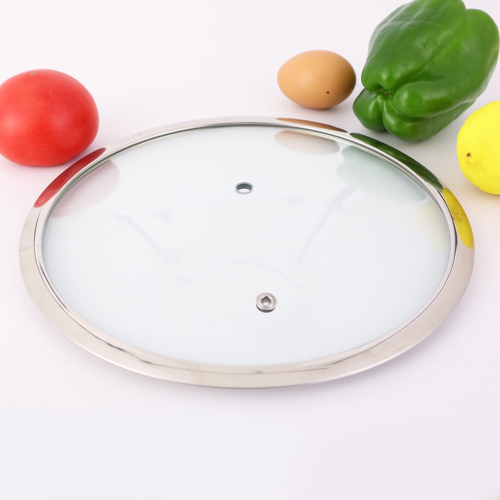 T Type Glass Lid-Transparent Tempered Glass Lid for Cookware
