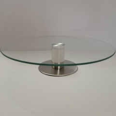 12 Inch Premium Glass Lazy Susan Rotating Tray