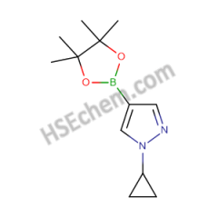 1H-Pyrazole, 1-cyclopropyl-4-(4,4,5,5-tetramethyl-1,3,2-dioxaborolan-2-yl)-