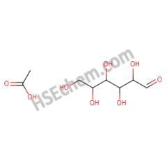 acetic acid; 2,3,4,5,6-pentahydroxyhexanal