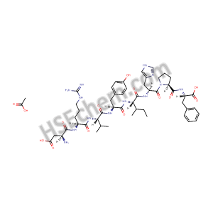 acetic acid; (3S)-3-amino-4-[[(2S)-1-[[(2S)-1-[[(2S)-1-[[(2S,3S)-1-[[(2S)-1-[(2S)-2-[[(1S)-1-carboxy-2-phenylethyl]carbamoyl]pyrrolidin-1-yl]-3-(1H-imidazol-5-yl)-1-oxopropan-2-yl]amino]-3-methyl-1-oxopentan-2-yl]amino]-3-(4-hydroxyphenyl)-1-oxopropan-2-y