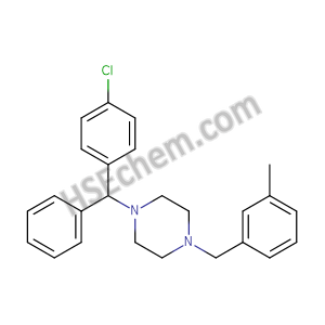 1-((4-Chlorophenyl)(phenyl)methyl)-4-(3-methylbenzyl)piperazine
