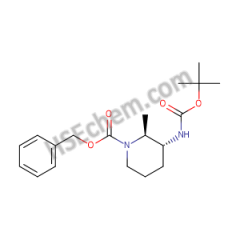 (2S,3R)-1-Benzyl 3-tert-butyl 2-methylpiperidine-1,3-dicarboxylate