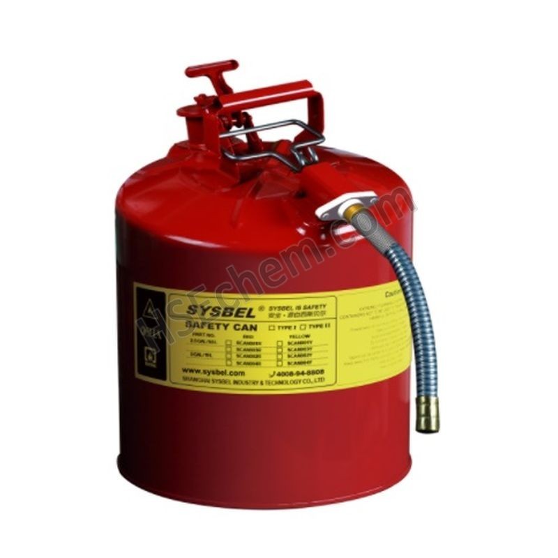 Safety Cans TYPE Ⅱ (5 Gal) (Red) SYSBEL SCAN004R