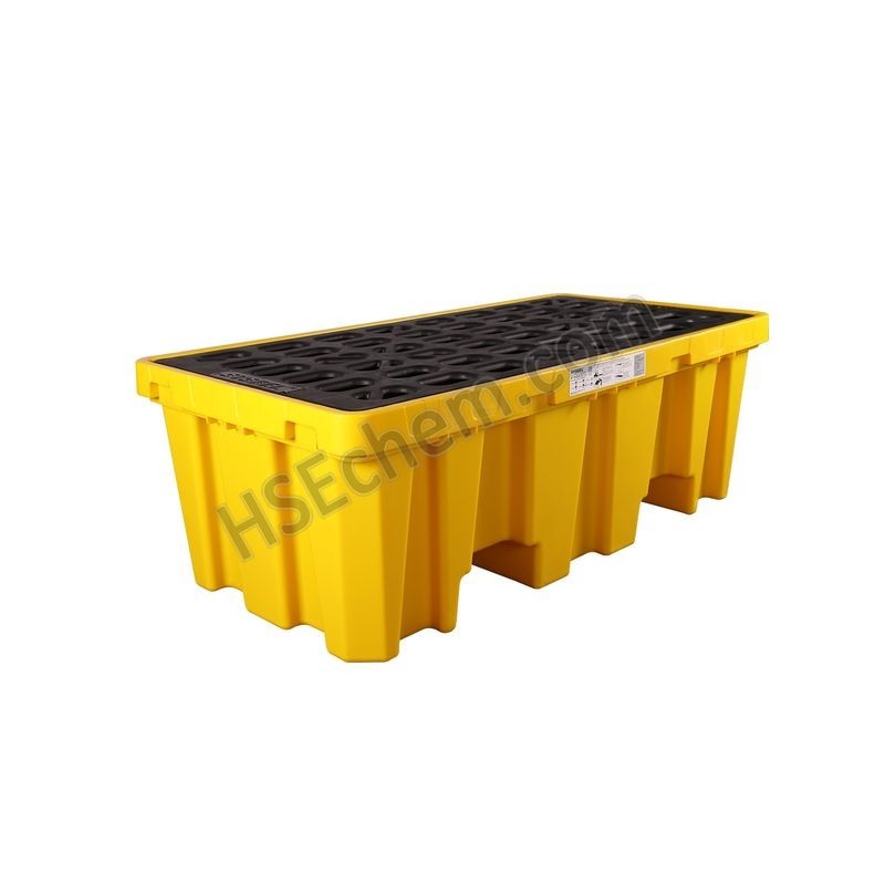 Polyethylene Spill Containment Pallet Heightened version (2 Drum) SYSBEL SPP102H