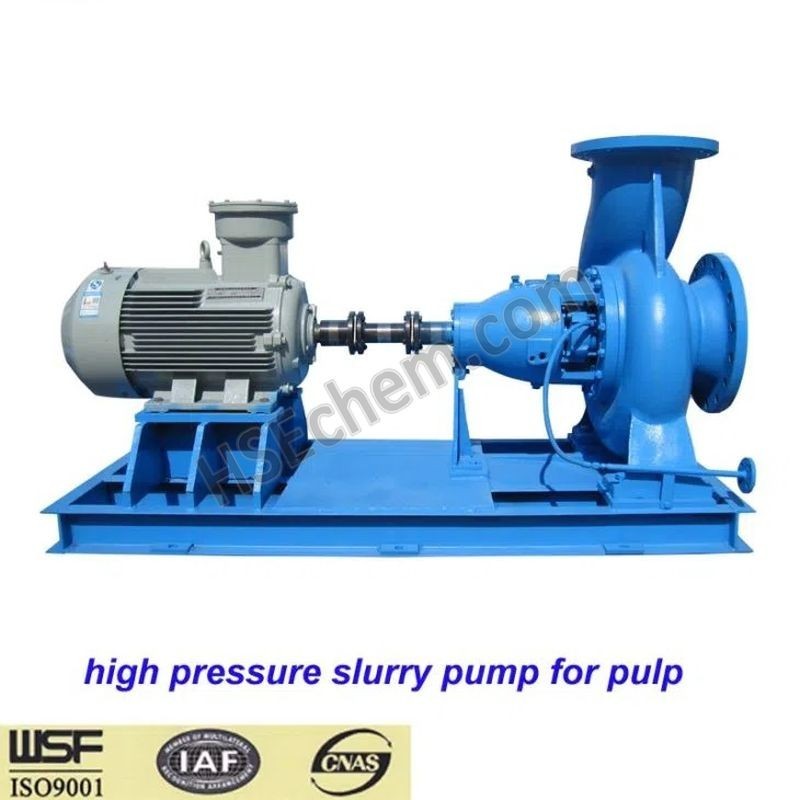 High Pressure Slurry Pump For Pulp
