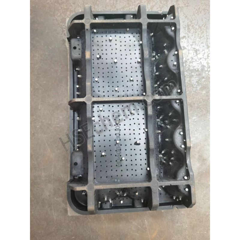 Wired parts for making paper egg carton