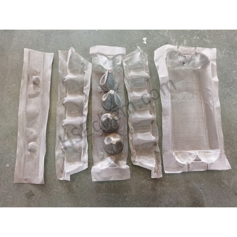 Wired parts for making paper egg carton