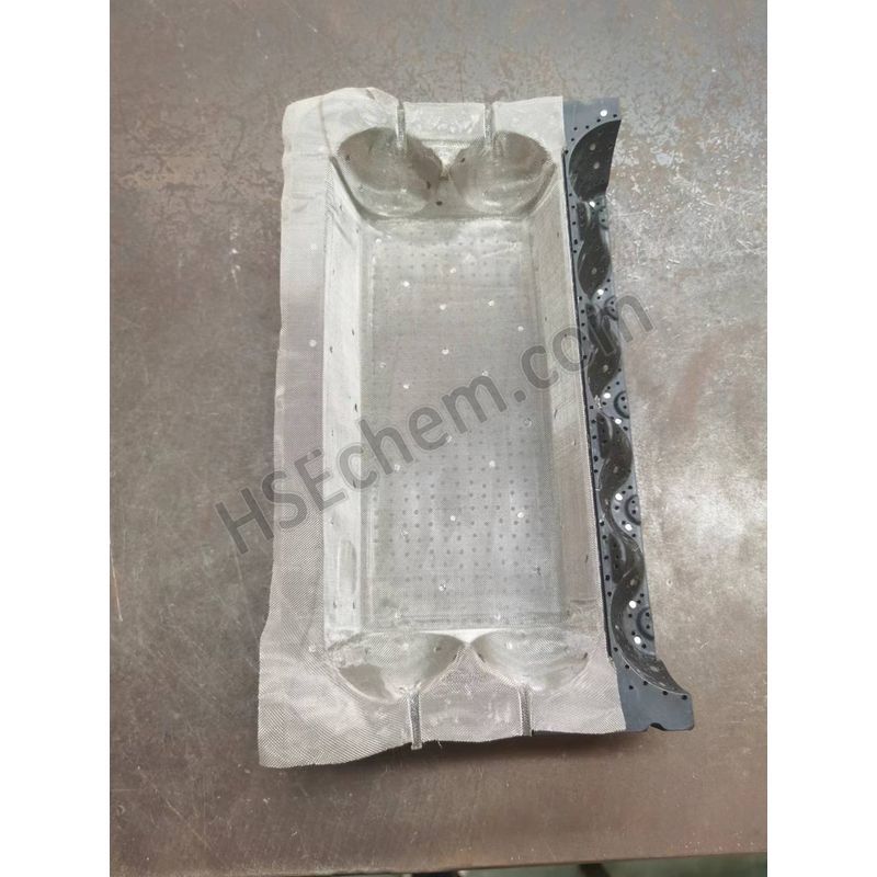 Wired parts for making paper egg carton