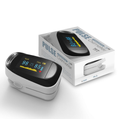 Fingertip oximeter blood oxygen saturation monitor oxymeter finger pulse oxi meter with monitor
