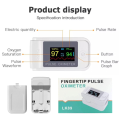 Digital Pulse Oximete Blood Oxygen Test Machine Finger Pulse Oximete Blood Monitor TFT OLED Display LK89 Fingertip Pulse Oximete