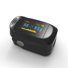 Fingertip oximeter blood oxygen saturation monitor oxymeter finger pulse oxi meter with monitor