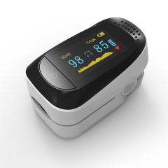 Fingertip oximeter blood oxygen saturation monitor oxymeter finger pulse oxi meter with monitor
