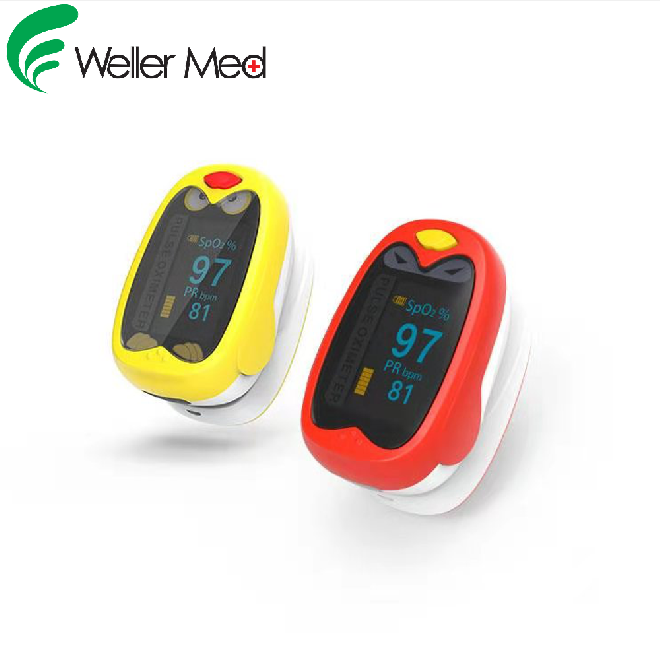 Digital electronic oximeter for children USB rechargeable fingertip oximeter
