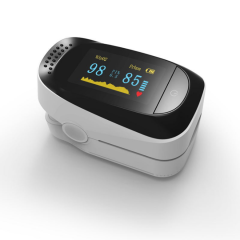 Fingertip oximeter blood oxygen saturation monitor oxymeter finger pulse oxi meter with monitor