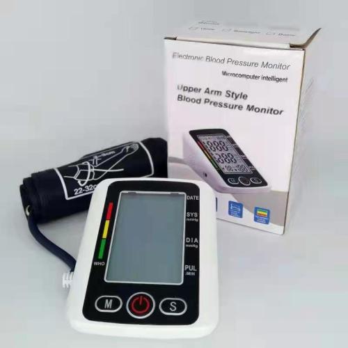 Digital arm bp Blood Pressure Monitor meter sphygmomanometer cuff tensiometro LCD digital display