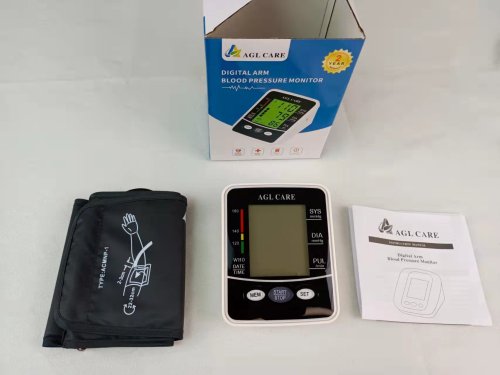 ambulatory automatic digital wrist upper arm blood pressure monitor calibration pump