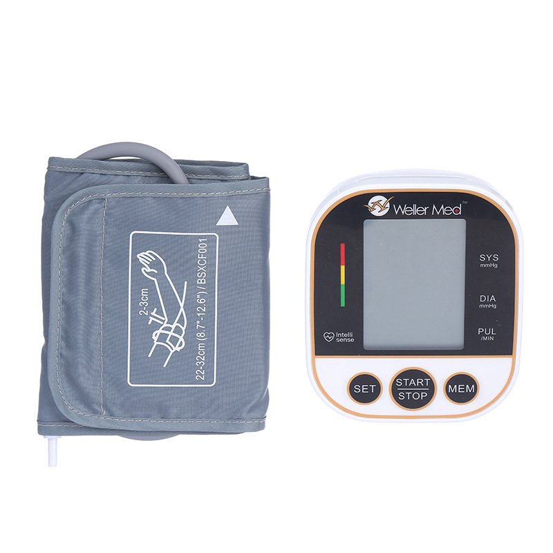 Practical electronic sphygmomanometer WITH USB charging connection cuff for measuring blood pressure for home use