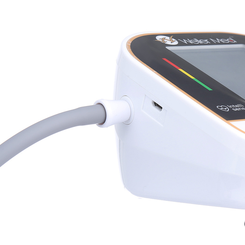 Practical electronic sphygmomanometer WITH USB charging connection cuff for measuring blood pressure for home use