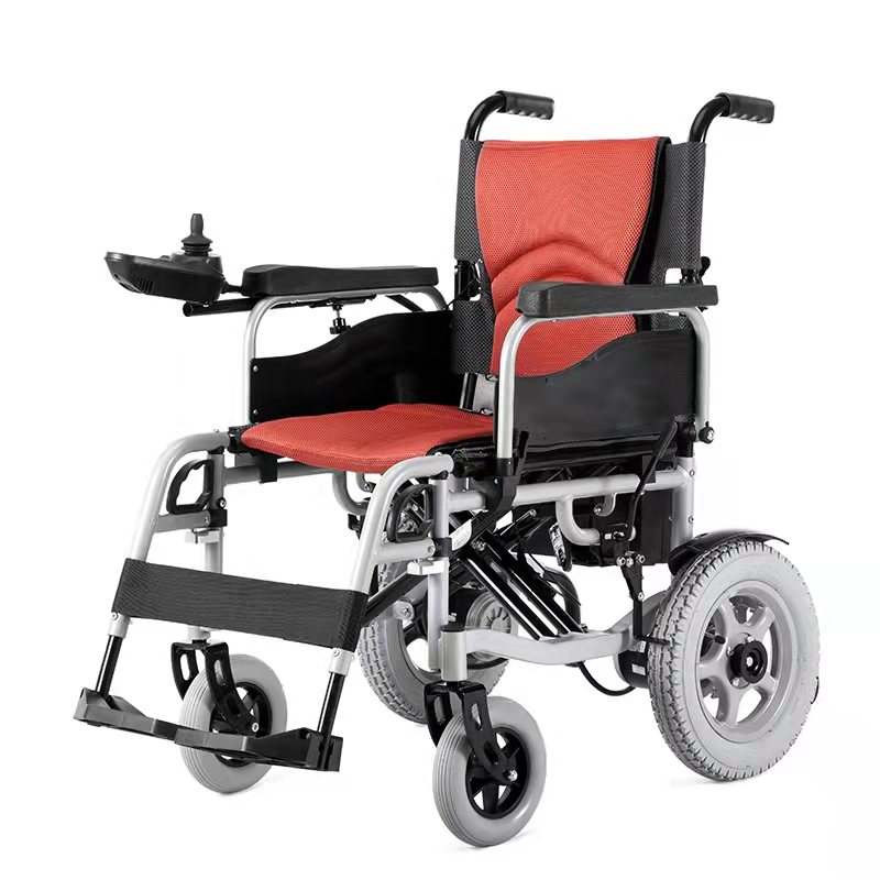 Aluminum Lightweight Handicapped Electric Folding Wheelchair Small Electric wheelchairs for disabled people