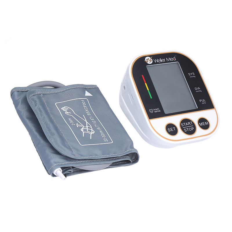 Practical electronic sphygmomanometer WITH USB charging connection cuff for measuring blood pressure for home use