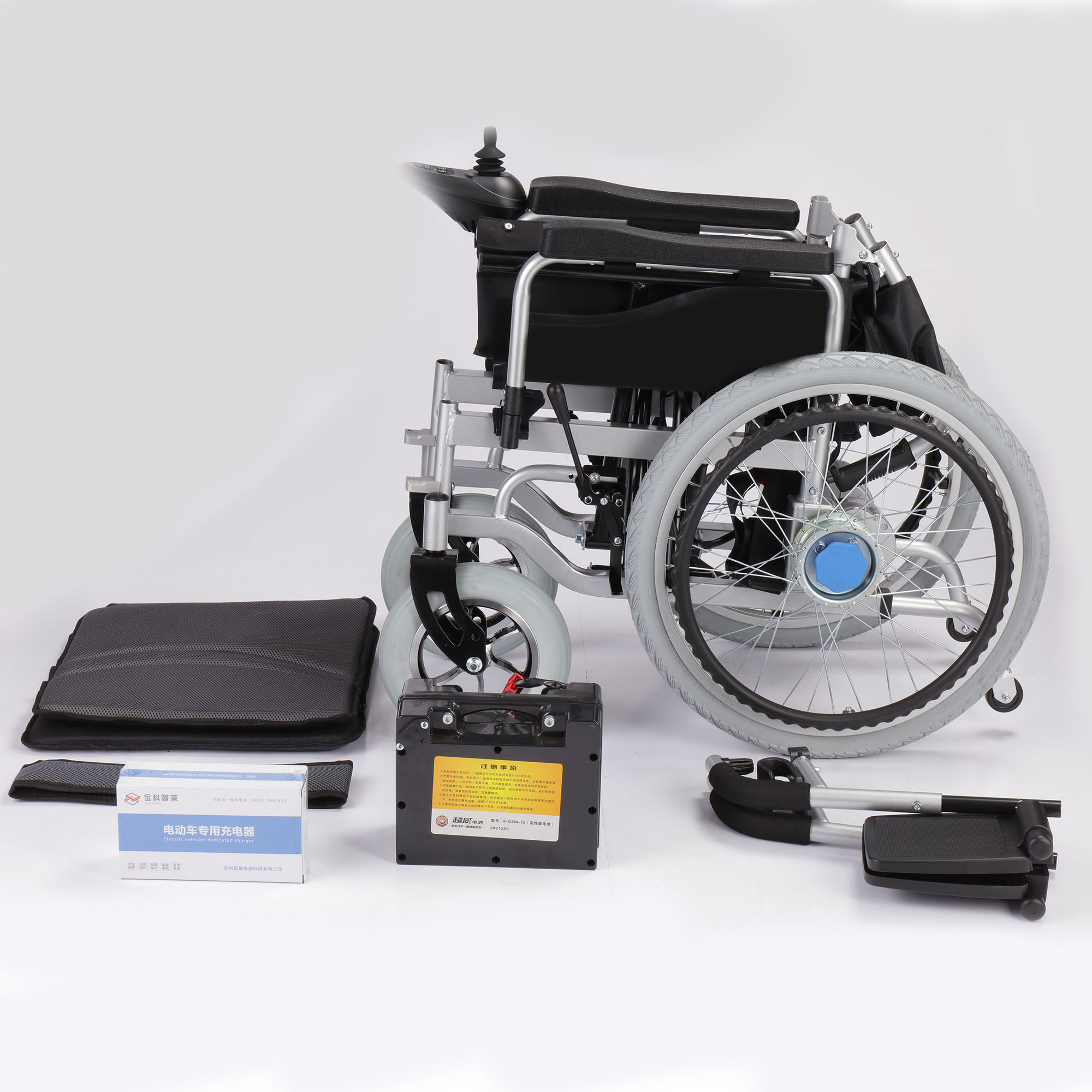 Guaranteed quality All-aluminum wheel electric wheelchair can be customized