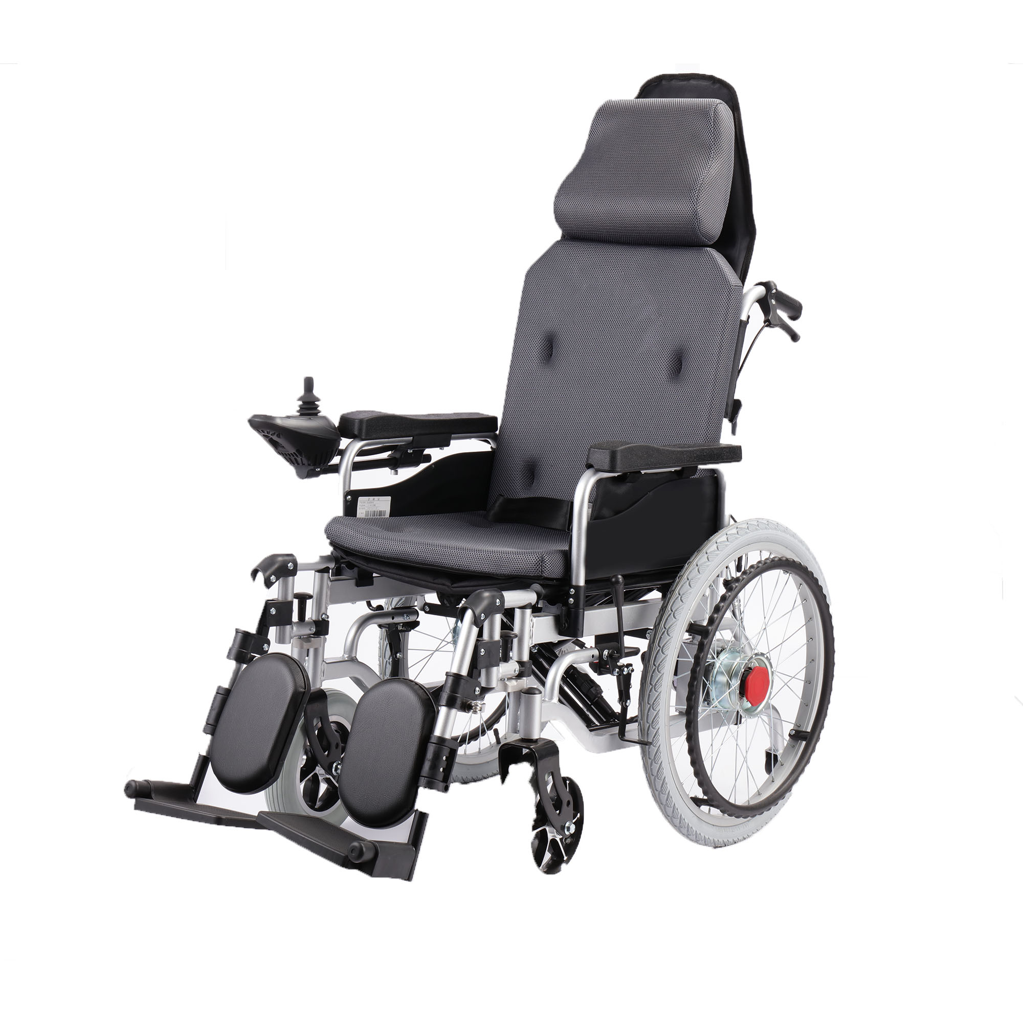 Rehabilitation medical supplies fully reclining electric wheelchair high back power wheelchair