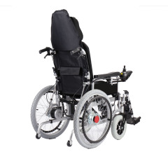 Rehabilitation medical supplies fully reclining electric wheelchair high back power wheelchair