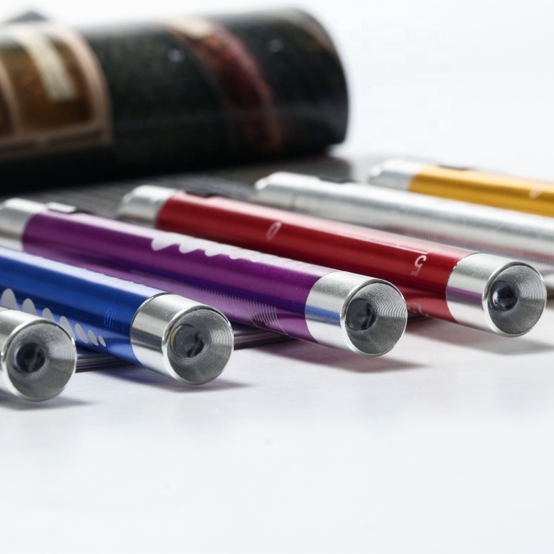 Aluminum Alloy Nurse Penlight with Pupil Gauge LED Medical Pen Lights for Nursing Doctors