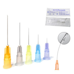 micro cannula mesotherapy needle 70mm tip10ml syringe with blunt needle for breast filler