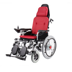 Rehabilitation medical supplies fully reclining electric wheelchair high back power wheelchair