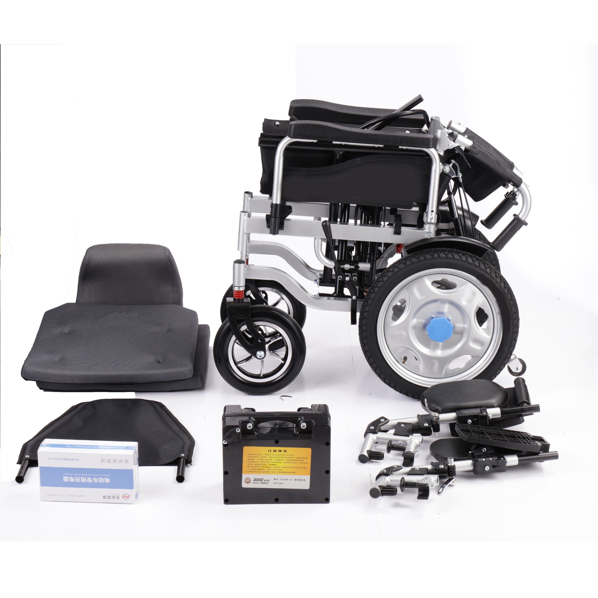 Outdoor Electric power wheelchair folding portable lightweight and fully automatic high quality wheelchair