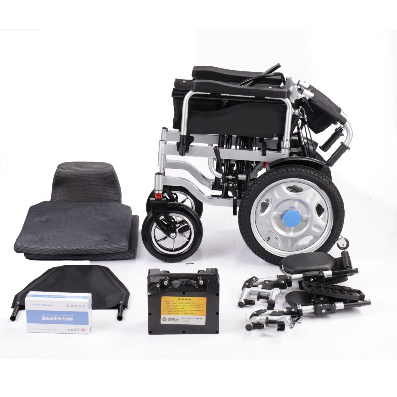 Outdoor Electric power wheelchair folding portable lightweight and fully automatic high quality wheelchair
