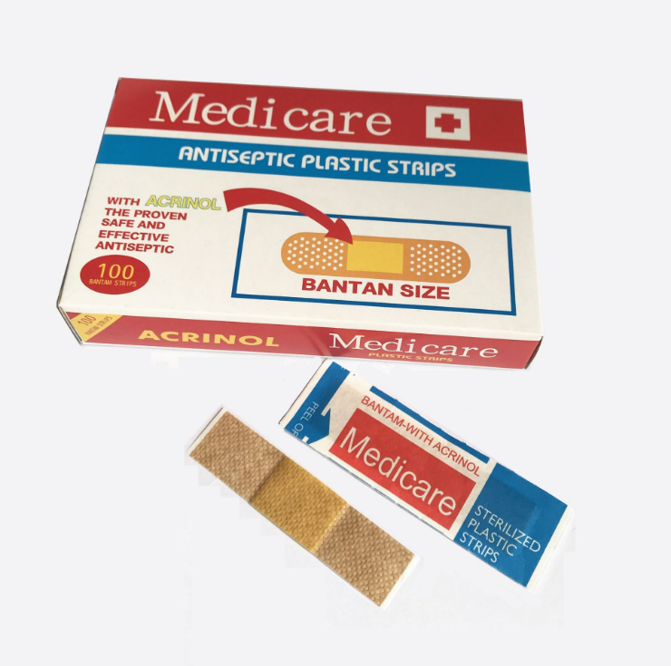 Non-woven Wound Adhesive Plaster Medical Anti-Bacteria Band Aid Bandages Sticker Home Travel First Aid