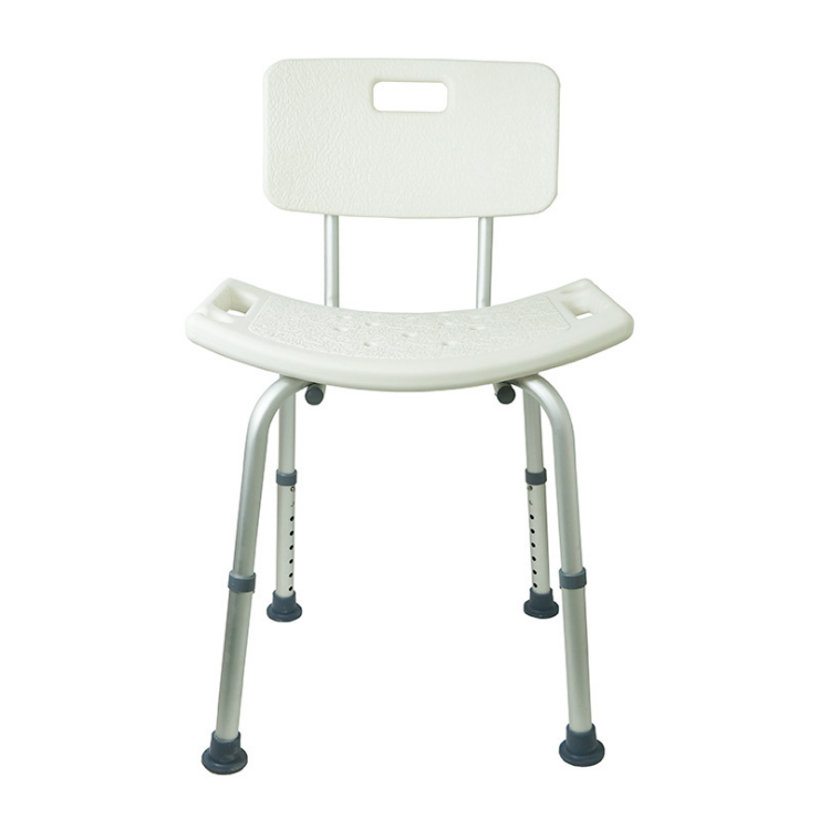 Secure Adjustable Shower and Bath Chair with Seat Back