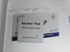Disposable alcohol disinfection cotton tablet