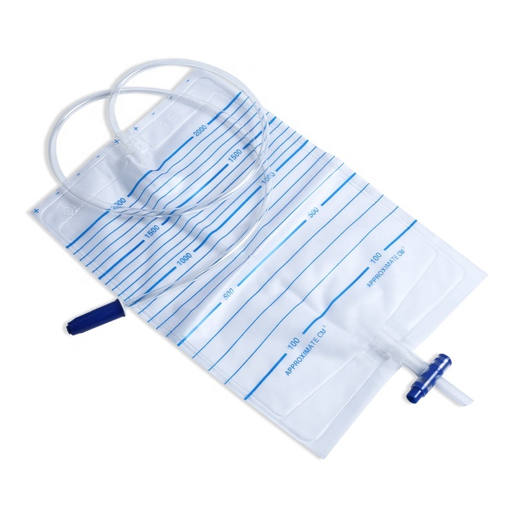 Sterile Male/Female Urine Collection Bag T Valve Urine Drainage Bag