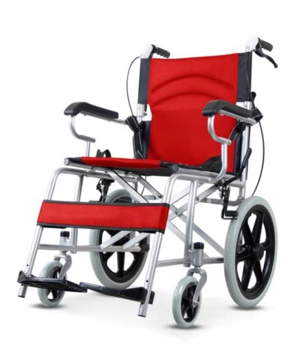 Manual Wheelchair Foldable And Stiffened Wheelchair Lightweight Active Wheelchair