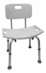 Secure Adjustable Shower and Bath Chair with Seat Back