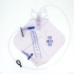 Sterilize Medical Grade PVC 2600ml Disposable Urine Meter Drainage Bag