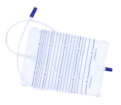 Disposable cross valve urine bag high quality drainage bag adult urine bag