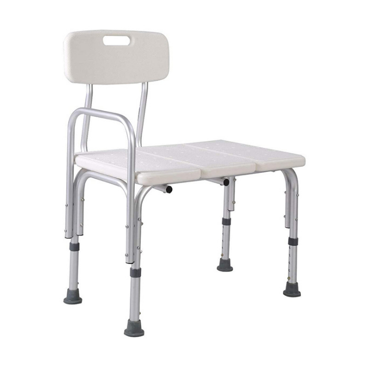 Health Care Single armrest with backrest Supplies Adjustable Shower Chair Bathing Chairs Bath Bench Assistive Device