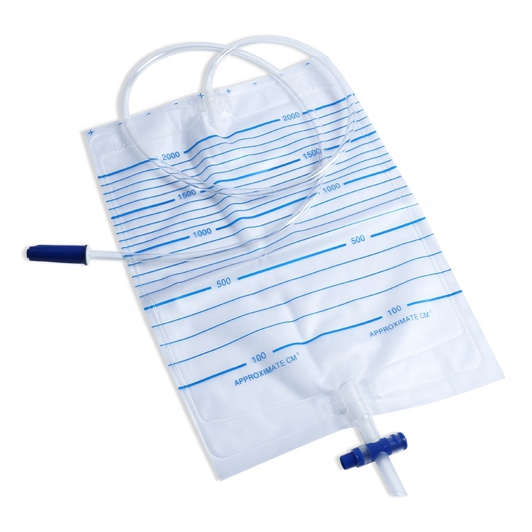Sterile Male/Female Urine Collection Bag T Valve Urine Drainage Bag