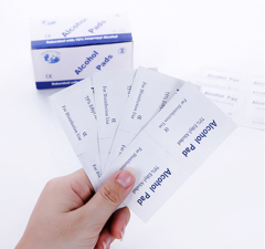 Disposable alcohol disinfection cotton tablet