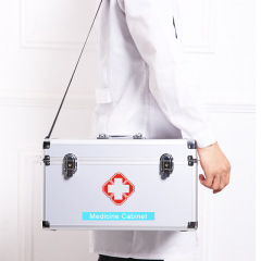 Empty Aluminium First Aid Kit Case Aluminum First Aid Box With Lock