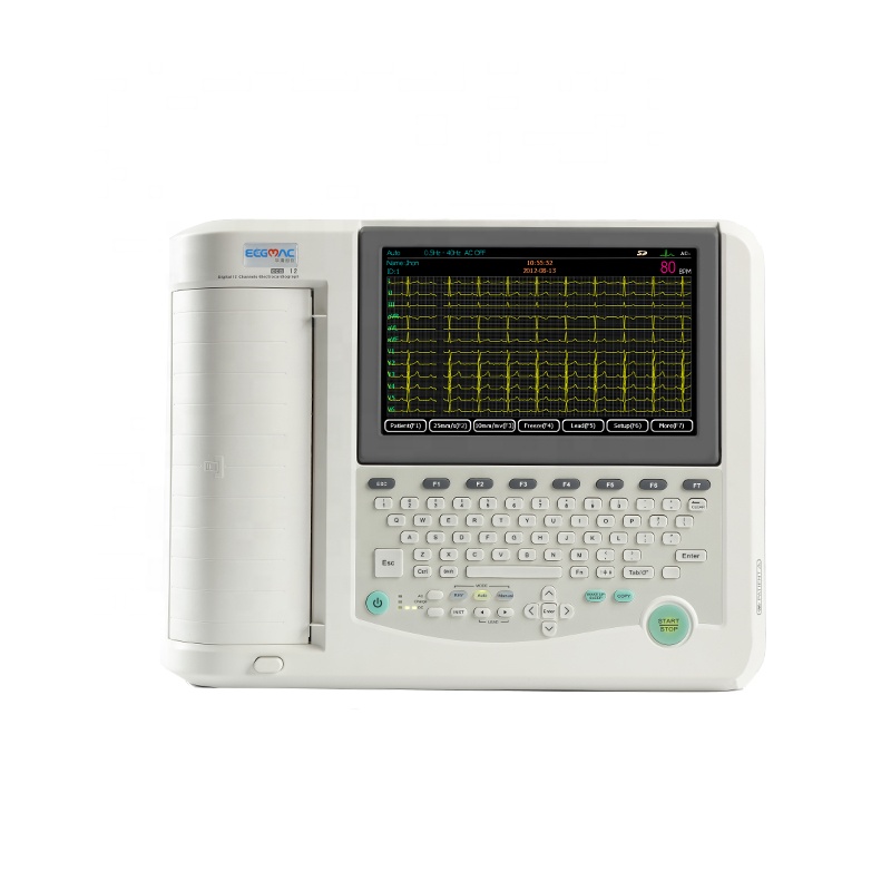 Portable ECG 12 channel ECG/EKG machine electrocardiograph