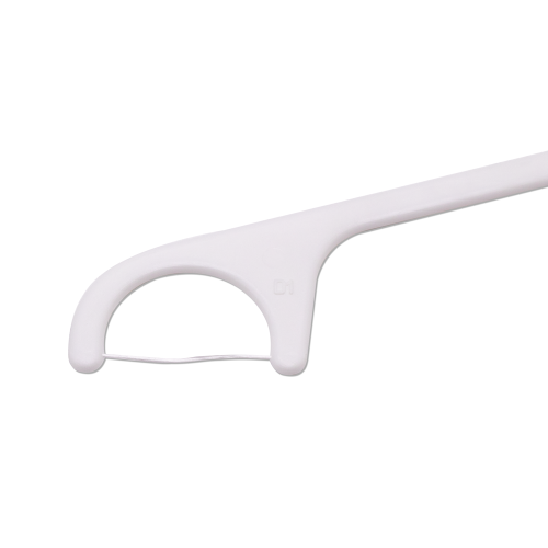 Customized Logo Plastic Eco friendly Disposable Toothpick Dental Floss Pick