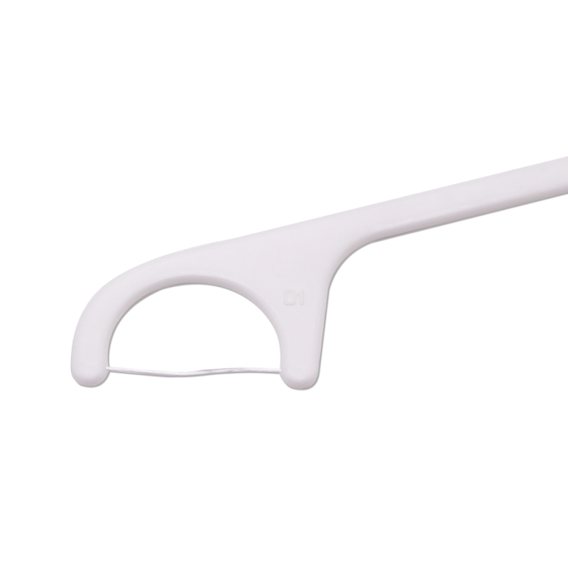 Customized Logo Plastic Eco friendly Disposable Toothpick Dental Floss Pick