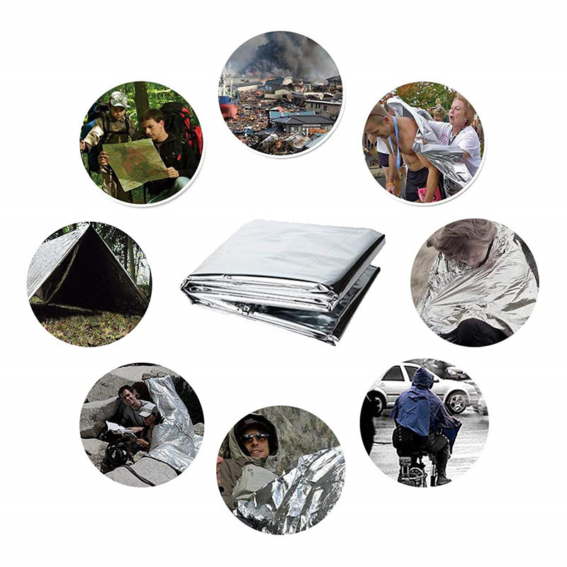 Mylar Blanket Survival Outdoor Medical Emergency Rescue Thermal Space Blanket